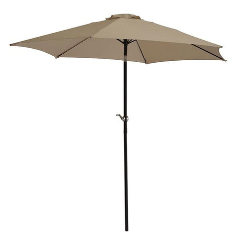 Paraguas de metal beige