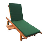 Silla asoleadora eucalipto con portavasos