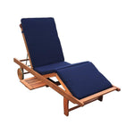 Silla asoleadora eucalipto ajustable