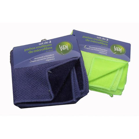 Limpiones colores lisos set de 2 piezas