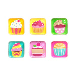 Magnetos para refrigerador cup cakes