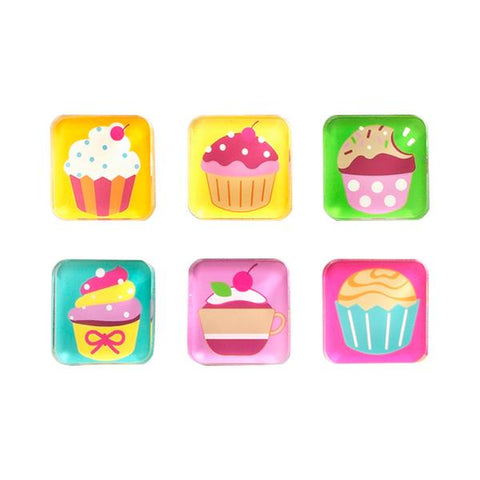 Magnetos para refrigerador cup cakes