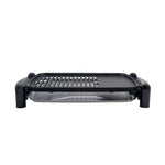 Parrilla y plancha superficie antiaderente bandeja removible 1200w