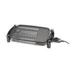 Parrilla y plancha superficie antiaderente bandeja removible 1200w