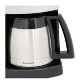 Cafetera automática Cuisinart para 10 tazas con molinillo, Garrafa térmica - Metal cepillado