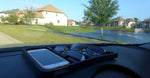 Extra Large Black Non Slip Pad for Car, Dashboard Skid Proof Holder for Navigation Cell Phone, Key Chains, Sunglasses