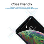 amFilm Glass Screen Protector for iPhone XS / X (5.8 Inch)(3 Pack) iPhone 10s / 10 Tempered Glass with Easy Installation Tray