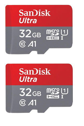 SanDisk 32GB X2 (64GB) MicroSD HC Ultra Uhs-1 Memory Card, Class 10