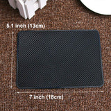 NUOMI Anti-Slip Cell Phone Car Pads & Mats 2 Pack Dashboard Sticky Non-Slip Gel Pad Universal Mat, Black
