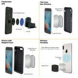 SCOSCHE MPRNDRK-SP MagicPlate Metal Plates Compatible with Original PopSockets Grip for use with Any MagicMount or MagicMount Pro Mount