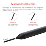VORCSBINE Active Stylus Pen for Microsoft Surface Go Pen, 1024 Level Pressure Sensitivity with MPP Certificate-Black