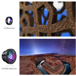 AUKEY Ora iPhone Camera Lens, 0.45x 120° Wide Angle + 15x Macro Clip-on iPhone Lens for iPhone 8, 7, 6, Samsung, Other Android Smartphones