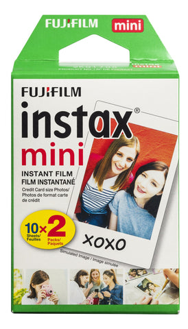 Fujifilm Instax Mini Instant Film Twin Pack (White)