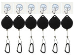 6 Packs Retractable Cable Management for HTC VIVE NEW Version System for HTC VIVE Virtual Reality Headset- MDW Adhesive Drill Free