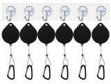 6 Packs Retractable Cable Management for HTC VIVE NEW Version System for HTC VIVE Virtual Reality Headset- MDW Adhesive Drill Free