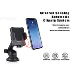Blaulock B02F Wirless Car Charger（10W/7.5W），Automatic Car Phone Holder On Air Vent & Dashboard,Compatible with iPhone Xs/Xr/8/8 Plus ＆Samsung Galaxy S8/S7/S7/Note9/Note5 and QI-Enabled Smartphones