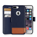 iPhone 8 Plus Wallet Case, Durable and Slim, Lightweight with Classic Design & Ultra-Strong Magnetic Closure, Faux Leather, Desert Sky, Apple 8 Plus