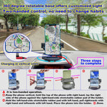 Cell Phone Holder for Car Dashboard, (2nd Gen) Car Phone Mount Silicone Dash Pad, GPS Holder Car Phone Mounting in Pickup Truck Compatible iPhone Xs Max XR X 6S 7 8 Plus Samsung Galaxy Note 9 S9 Pixel