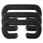 4 Pack 11 mm Pu Leather Foam Face Replacement Face Cover Pad Memory Foam for HTC Vive VR Headset, HTC Vive Accessories, Black