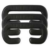 4 Pack 11 mm Pu Leather Foam Face Replacement Face Cover Pad Memory Foam for HTC Vive VR Headset, HTC Vive Accessories, Black