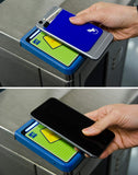 Blue Phone Wallet That Stick on - Blue Case Wallet for iPhone - Cellphone Case Wallet Blue – Blue