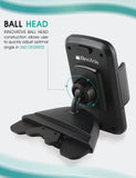 Bestrix Universal CD Phone Mount Cell Phone Holder for Car Compatible with All Smartphones up to 6.5"