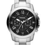 Fossil Men's Grant Quartz Stainless Steel Chronograph Watch Color: Silver (Model: FS4736IE)
