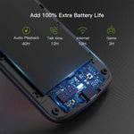 Battery Case for iPhone X/XS, 4000mAh Portable Protective Charging Case Extended Rechargeable Battery Pack Charger Case Compatible with iPhone X/XS / 10 (5.8 inch) (Black)