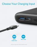 Anker PowerCore Lite 10000mAh, USB-C Input (Only), High Capacity Portable Charger, Slim and Light External Battery for iPhone, Samsung Galaxy, and More
