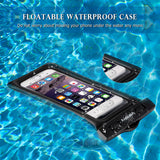 Vansky Floatable Waterproof Phone Case, Waterproof Phone Pouch Dry Bag with Armband and Audio Jack for iPhone X, 8 Plus, 8, 7 Plus, 7, 6s, 6, Andriod TPU Construction IPX8 Certified.