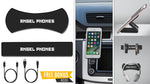 Multi-Purpose SuperStrong Sticky Pad (2Pack) Use at Home or Office or as Mobile Phone Holder Stick on Glass, Metal, Plastic, Tiles and Many More PLUS Limited Time Offer FREE USB SuperCharger (Android)