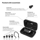 Sennheiser Presence UC ML (504575) - Dual Connectivity, Single-Sided Bluetooth Headset for Mobile Device & Softphone/PC Connection, with Carrying Case and USB Dongle (Black)