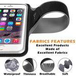 Sweat Resistance Armband Cell Phone Running Holder for iPhone X/8/7/6/6s & Galaxy S7/S6/S5-YORJA Sports Arm Band Case for Jogging,Workout,Hiking,Gym-with Key Slot,Card & Money Pocket (Black)