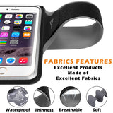 Sweat Resistance Armband Cell Phone Running Holder for iPhone X/8/7/6/6s & Galaxy S7/S6/S5-YORJA Sports Arm Band Case for Jogging,Workout,Hiking,Gym-with Key Slot,Card & Money Pocket (Black)
