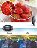Phone Camera Lens Kit, 6 in 1 Cell Phone Camera Lens with 18X Zoom Telephoto Lens/Fisheye/Wide Angle& Macro Lens(Screwed Together)/Teleconverter/CPL, Compatible iPhone, Samsung & More