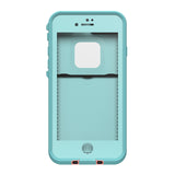 Lifeproof FRĒ SERIES Waterproof Case for iPhone 8 & 7 (ONLY) - Retail Packaging - WIPEOUT (BLUE TINT/FUSION CORAL/MANDALAY BAY)