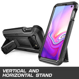 SUPCASE Unicorn Beetle Pro Series Designed for Samsung Galaxy S10e Case (2019 Release) Full-Body Dual Layer Rugged with Holster & Kickstand with Built-in Screen Protector (Black)