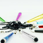 ECO-FUSED 10 Pack Bling Metal Stylus Pens - Universal (Red, Purple, Hot Pink, Light Blue, Blue, Green, Gold, Silver,Light Pink, Orange, Black)