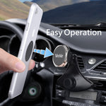 Car Phone Holder, Veckle CD Slot Magnetic Phone Car Mount Holder Strong Magnet Phone Holder for Car Universal Cradle for Smartphone iPhone 8 7 6S 6 Plus X Samsung Galaxy S8 S7 Edge Note 8 5 GPS, Black