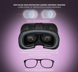 VR Glasses, Virtual Reality Headset, 3D IMAX Movie/Game Viewer Compatible iPhone XR Xs X 8 7 6 S Plus Samsung Galaxy S9 S8 S7 S6 Edge + etc 4.0-6.33" Cellphone