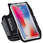 TRIBE Premium Running Armband & Phone Holder for iPhone X, Xs, Xs Max, Xr, 8, 7, 6, Plus Sizes, Galaxy S9, S8, S7, S9/S8 Plus, Note with Adjustable Elastic Band & Key/Card Slot - 100% Lycra