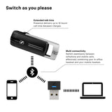 Sennheiser Presence UC ML (504575) - Dual Connectivity, Single-Sided Bluetooth Headset for Mobile Device & Softphone/PC Connection, with Carrying Case and USB Dongle (Black)