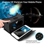 Google Cardboard, Splaks V2 Google Cardboard Mobile VR Cardboard 3D VR Glasses Compatible with Phones Up to 6 inch with Magnetic Trigger, Phone Sucker, Comfortable Forehead Pad Nose Pad and Strap