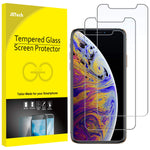 JETech Screen Protector Compatible with iPhone Xs Max 6.5-Inch, Tempered Glass Film, 3-Pack