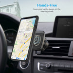 Magnetic Mount, WizGear Universal Twist-Lock Air Vent Magnetic Car Mount Holder, for Cell Phones with Fast Swift-snap Technology