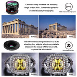 Phone Camera Lens,TODI 9 in 1 Wide Angle Lens,Macro Lens,Fisheye Lens,Telephoto Lens,CPL Lens, Kaleidoscope and Starburst Lens Compatible iPhone,Samsung, Most Andriod Phones
