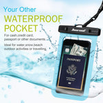 Universal Waterproof Case - Ansot IPX8 Waterproof Phone Pouch - Cellphone Dry Bag for iPhone X/8/ 8plus/7/7plus/6s/6/6s Plus Samsung Galaxy s8/s7 Google Pixel 2 HTC LG Sony Moto up to 7.0" - 2 Pack