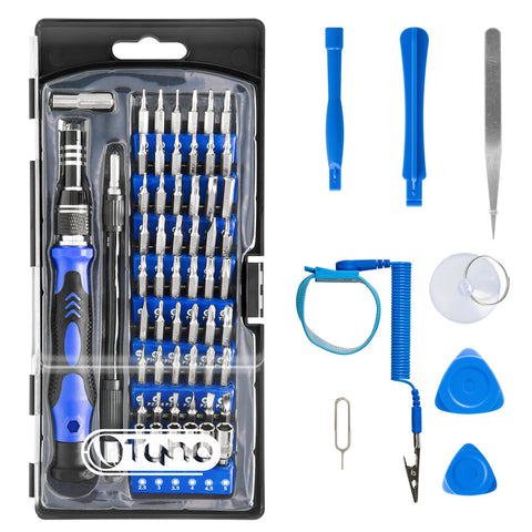 Precision Screwdriver Set TyhoTech 65 in 1 Magnetic Screwdriver Set Repair Tools Kit with 54 Bits Driver Kit for iPhone iPad Laptop Smartphones MacBook PC Watches Xbox Glasses Cameras