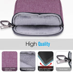 MoKo 6 Inch Kindle Sleeve Case Fits for All-New Kindle 10th Generation 2019/Kindle Paperwhite 2018, Nylon Cover Pouch Bag for Kindle Voyage/Kindle (8th Gen, 2016)/Kindle Oasis 6" E-Reader, Purple