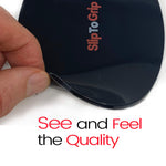 SlipToGrip Premium Cell Pads Twin Pack - Two Universal Cell Pads and Alcohol Pad. Sticky Anti-Slip Gel Pads - Holds Cell Phones, Sunglasses, Coins, Golf Cart, Boating, Speakers.